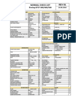 B737 Normal Checklist