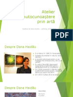 Atelier Autocunoastere Prin Arta Dana Haidau