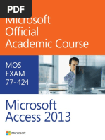 Microsoft Access 2013