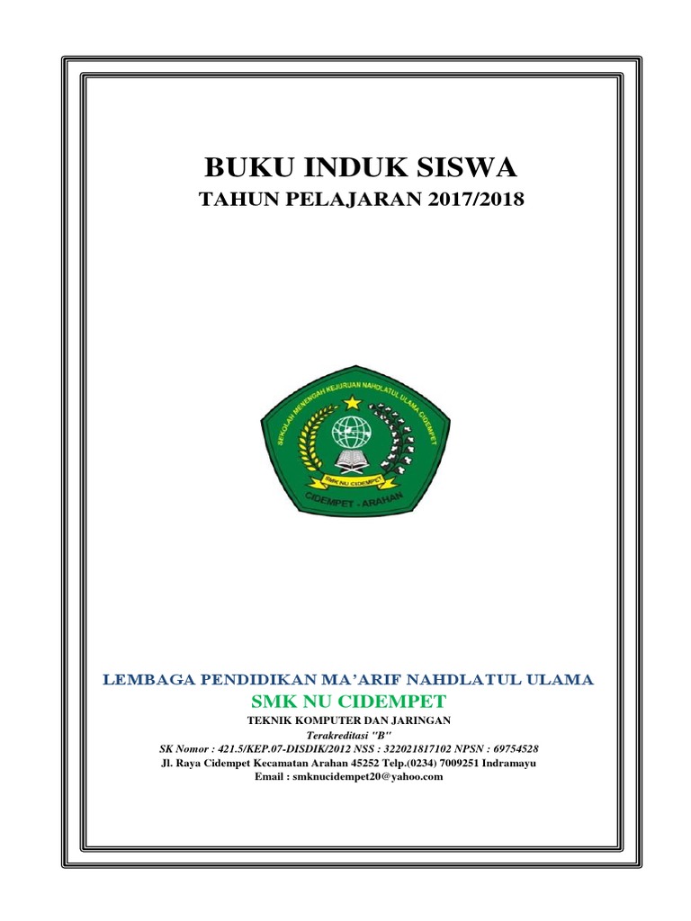 Buku Induk | PDF