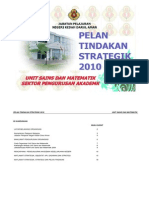 Pelan Tindakan Strategik s&m 2010