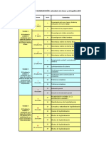 CALENDARIO Entrega de Diseño de Sesiones