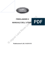 Manuale Utente Freelander 2 Land Rover 2010