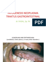 Patogenesis Neoplasma Traktus Gastrointestinal: Dr. FAISAL, Sp. PA