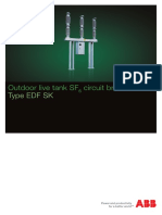 Outdoor Live Tank SF6 Circuit Breaker Type EDF SK PDF