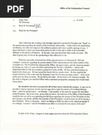 Brett Kavanaugh memo