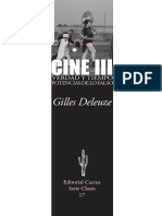 Gilles Deleuze - Cine III. Verdad y Tiempo. Potencias de Lo Falso (PRÓLOGO)