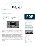 Agar Menjadi Haji Mabrur - Sulselku PDF
