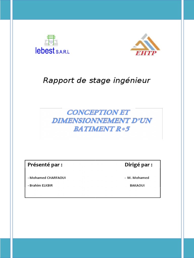 Dimensionnement d'un bâtiment R+5 | PDF | Flambage | Acier