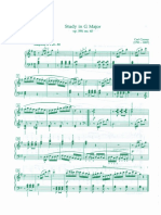 Study in G Major - C. Czerny (Piano) PDF