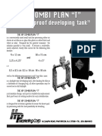 Combiplan 4x5 Film Developing Tank Instructions