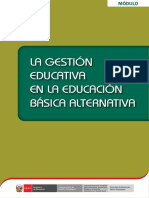 Gestion Educativa CEBA - Unidad 2