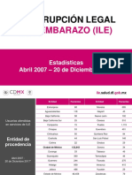 SALUD Estadisticas2007 2017 ILE