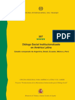 Diálogo Social Institucionalizado en América Latina PDF