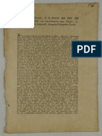 Folheto - A Constituição, e o Povo Do Rio de Janeiro Offendido No Requerimento Que Dirigio, á Sua Magestade Imperial, Joaquim Gonçalves Ledo