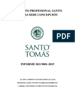 Informe Iso 9001 2015 SGDC Ust Christian Rios