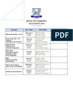 Julio-Agosto 2018 - Sonorización - Formato Para Circular