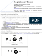 UNICODE Símbolos Gráficos en Unicode. HTML. Páginas Web HTML y Hojas de Estilo CSS. Bartolomé Sintes Marco