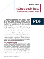 Didier - 2002 - Les Ingénieurs Et l’Éthique