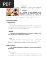 LOS ALIMENTOS