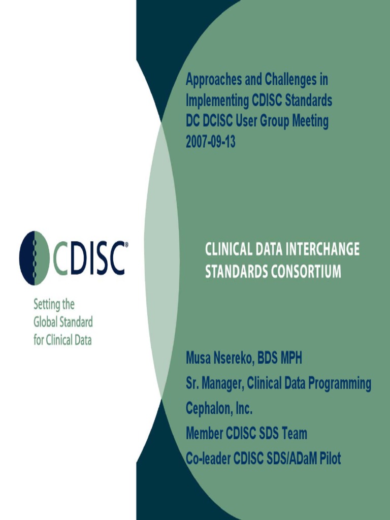 CDISC Implementation Strategies Overview | PDF | Data | Computer Data