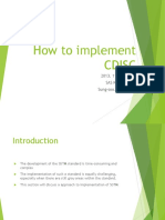 How to Implement CDISC Standards in SAS