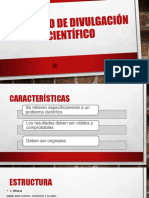 Artículo de Divulgación Científico