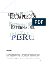 Deuda Publica Del Peru