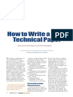 How To Write A Good Technical Paper: Point of View