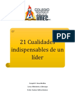 21 Cualidades Indispensables de Un Líder Resumen