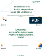 Modulo - Definición Importancia y Aspecto Normativo