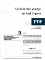 Dialnet ElProblemaMentecuerpoEnKarlPopper 6138475 PDF