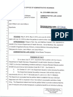 Arizona Cannabis and Autism, ALJ Ruling 2018