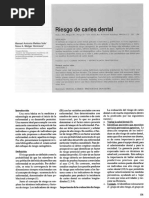 Riesgo de Caries Dental