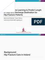 Using Machine Learning To Predict Length of Stay and Discharge Destination For Hip-Fracture Patients