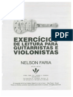 Exercicios de Leitura para Guitarra e Violao - Nelson Faria