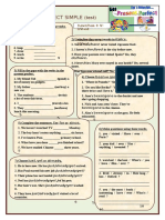 Present Perfect Simple Test Grammar Drills Tests - 82633