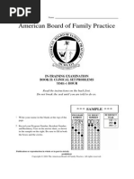 American Board Family Medicine-2004-Cases