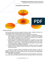 Conhecimentos Pedagógicos III __ Avaliação Em Larga Escala