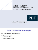 CSE 101 - Fall 2007: Introduction To Computers and Information Technologies