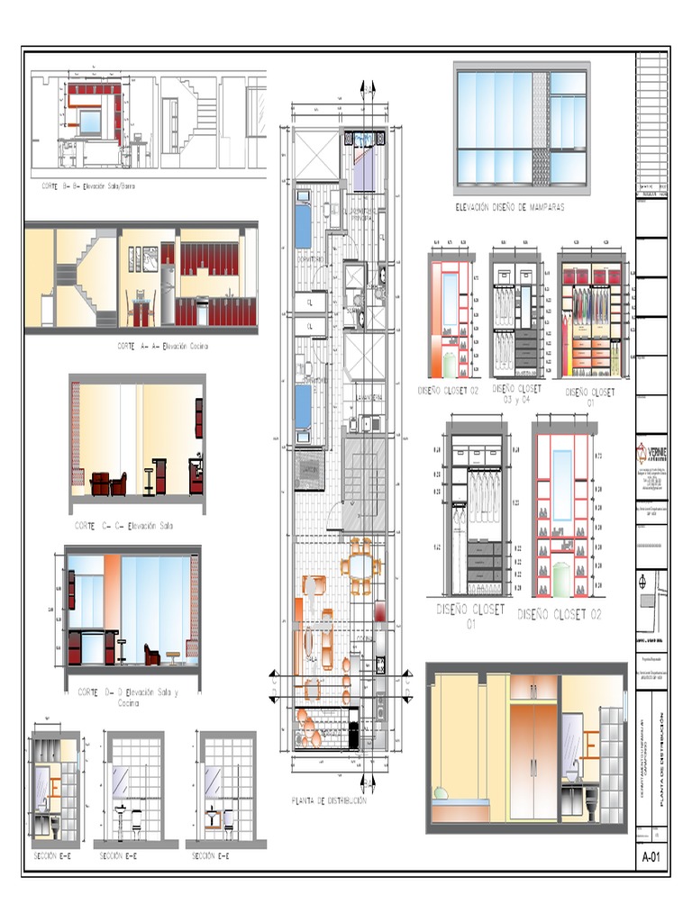 Planos de Closet en Planta | PDF