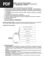 Resumo Geral - Farmacologia (Parte 1)
