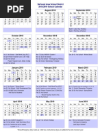 Dasd 2018 19 Calendar