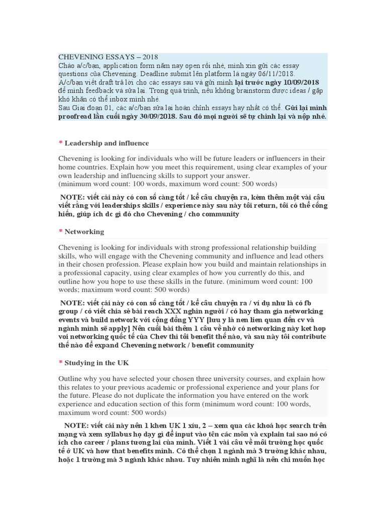 Chevening essay questions 2022 picture