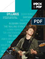 Trinity R&P Guitar Syllabus From 2018