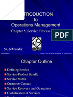 To Operations Management: Chapter 5, Service Process Design