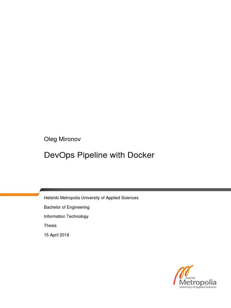 DevOps Pipeline with Docker in Helsinki | PDF | Virtual Machine | Cloud ...