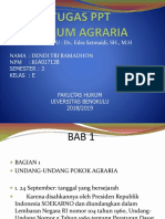 Tugas PPT Hukum Agraria