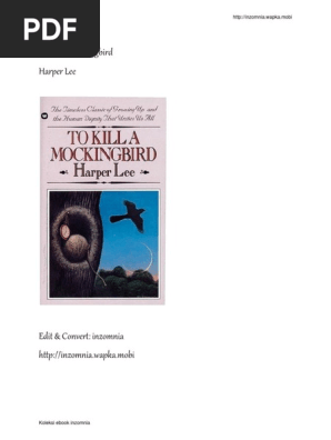 To Kill A Mockingbird - Harper Lee PDF  PDF