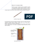 Sistema de Puesta A Tierra Con Una Barra de Cobre